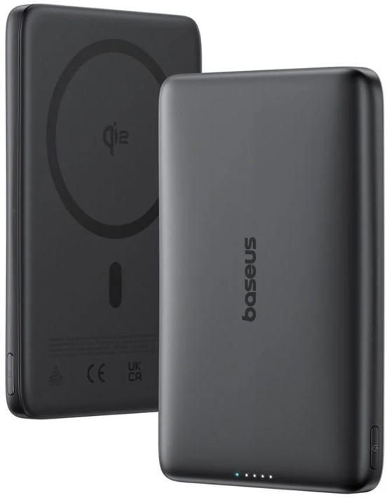 Повербанк Baseus PicoGo AM41 Ultra-Slim Qi2 Magnetic