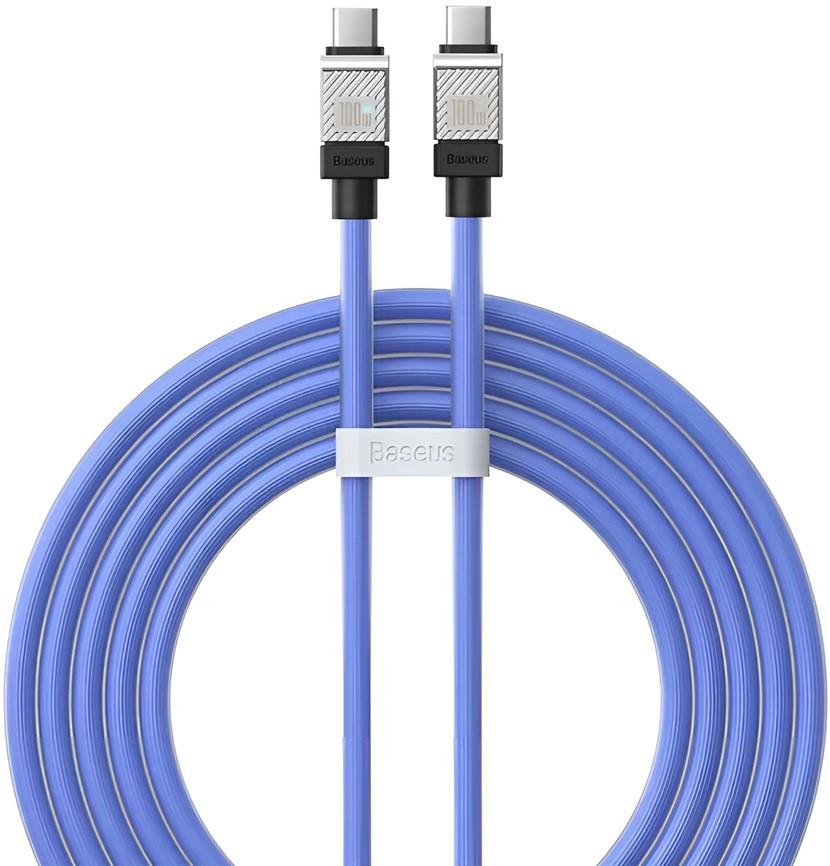 USB сablu Baseus CoolPlay Series Type-C to Type-C 2m Blue