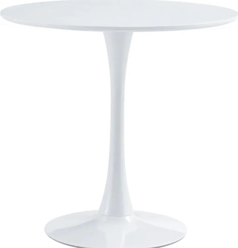 Стол Tempo Kondela Reventon New 80x80 White Matte