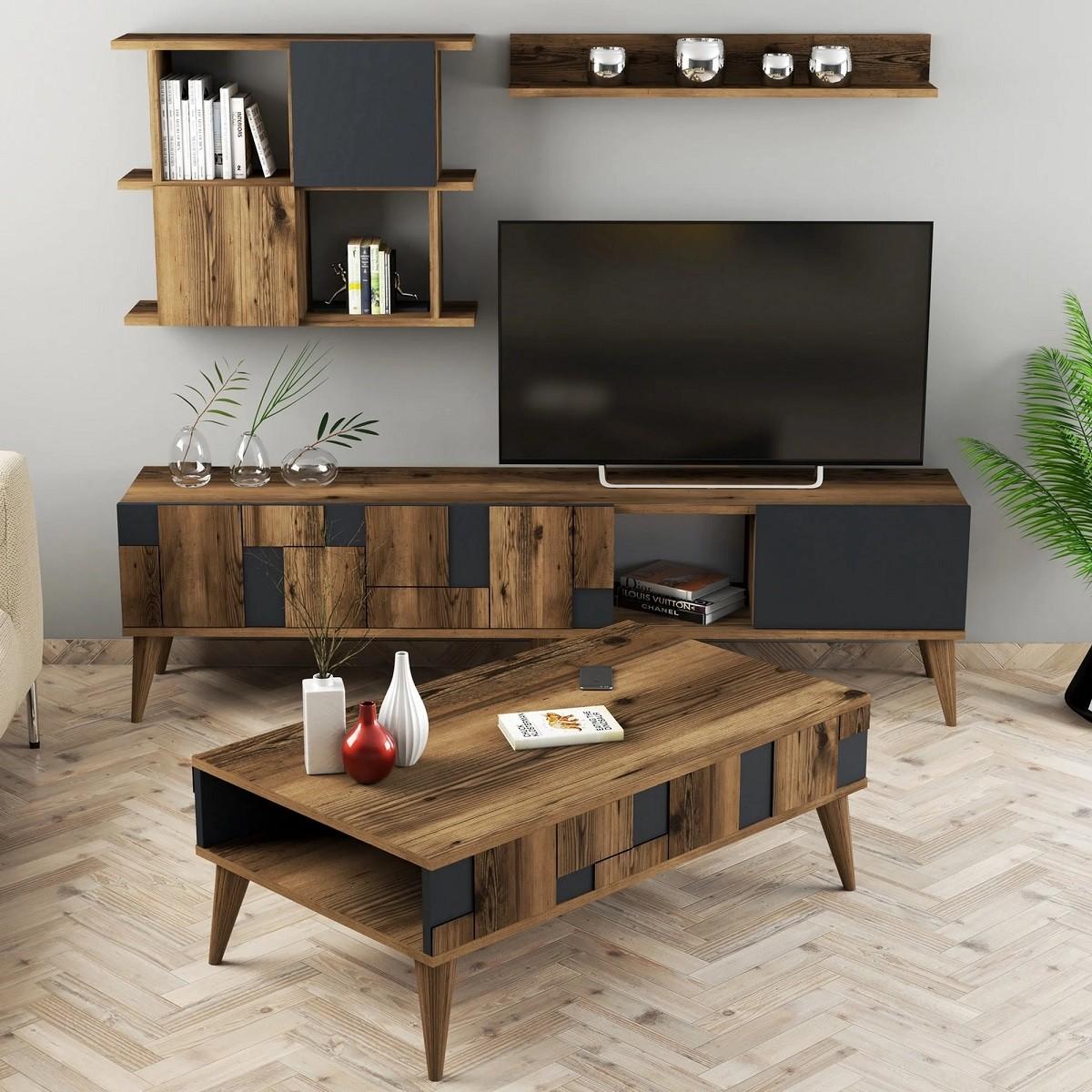 Living Trendy Madrid Nuc (Maro)/Antracit (Gri)