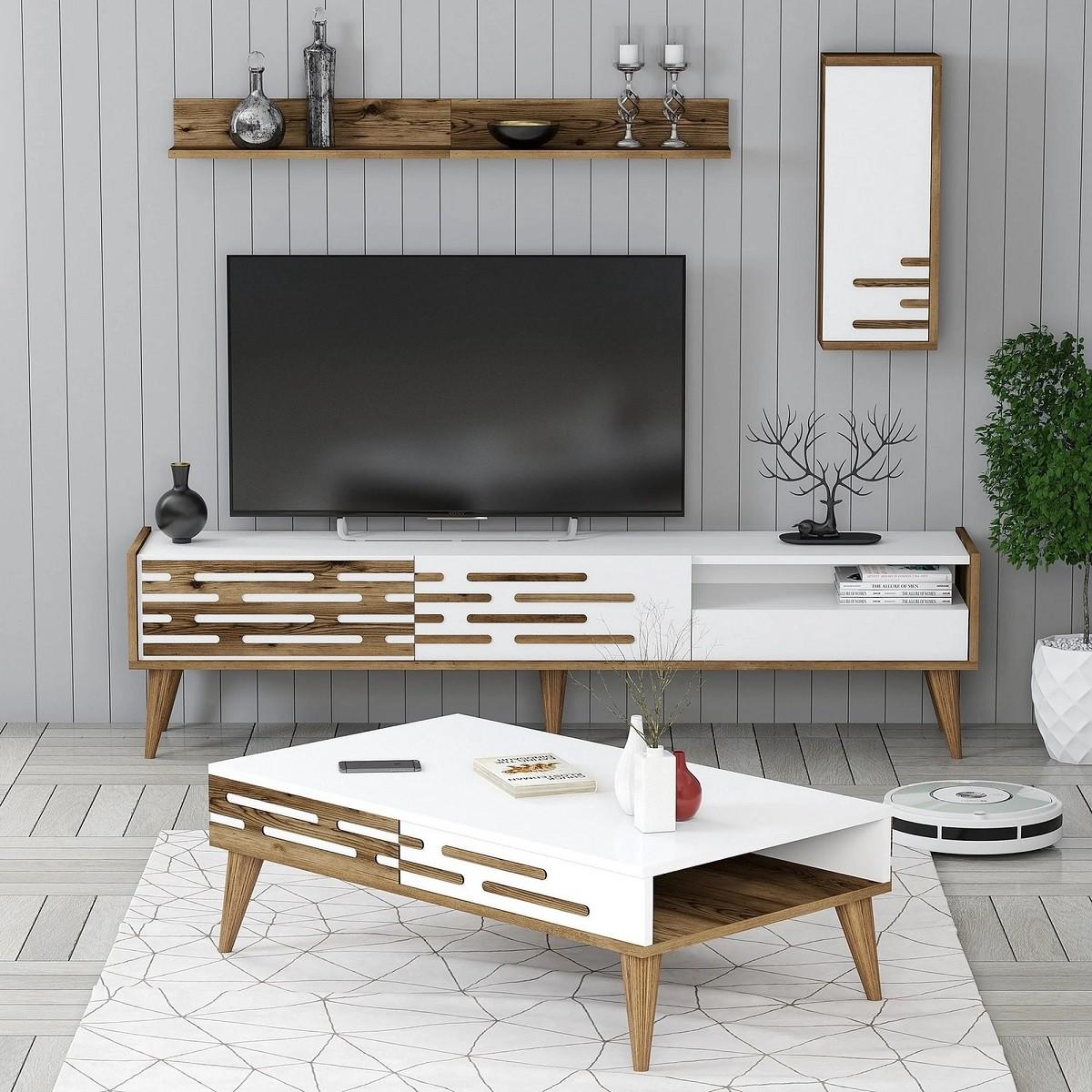 Living Trendy Valensiya Nuc (Maro)/Alb