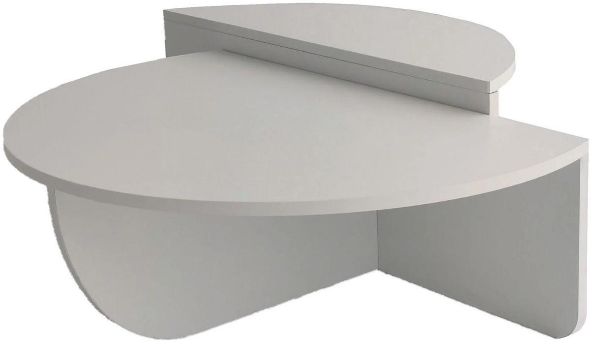 Masuta de cafea, reviste Trendy Podium Alb