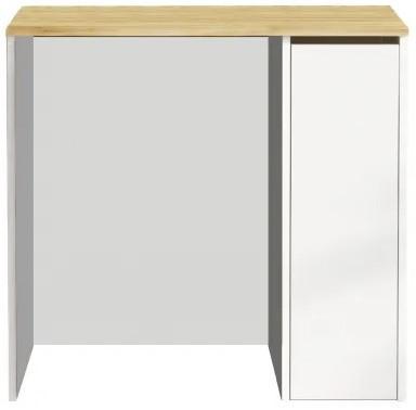 Dulap de baie Trendy SA1-WK Nuc/Alb