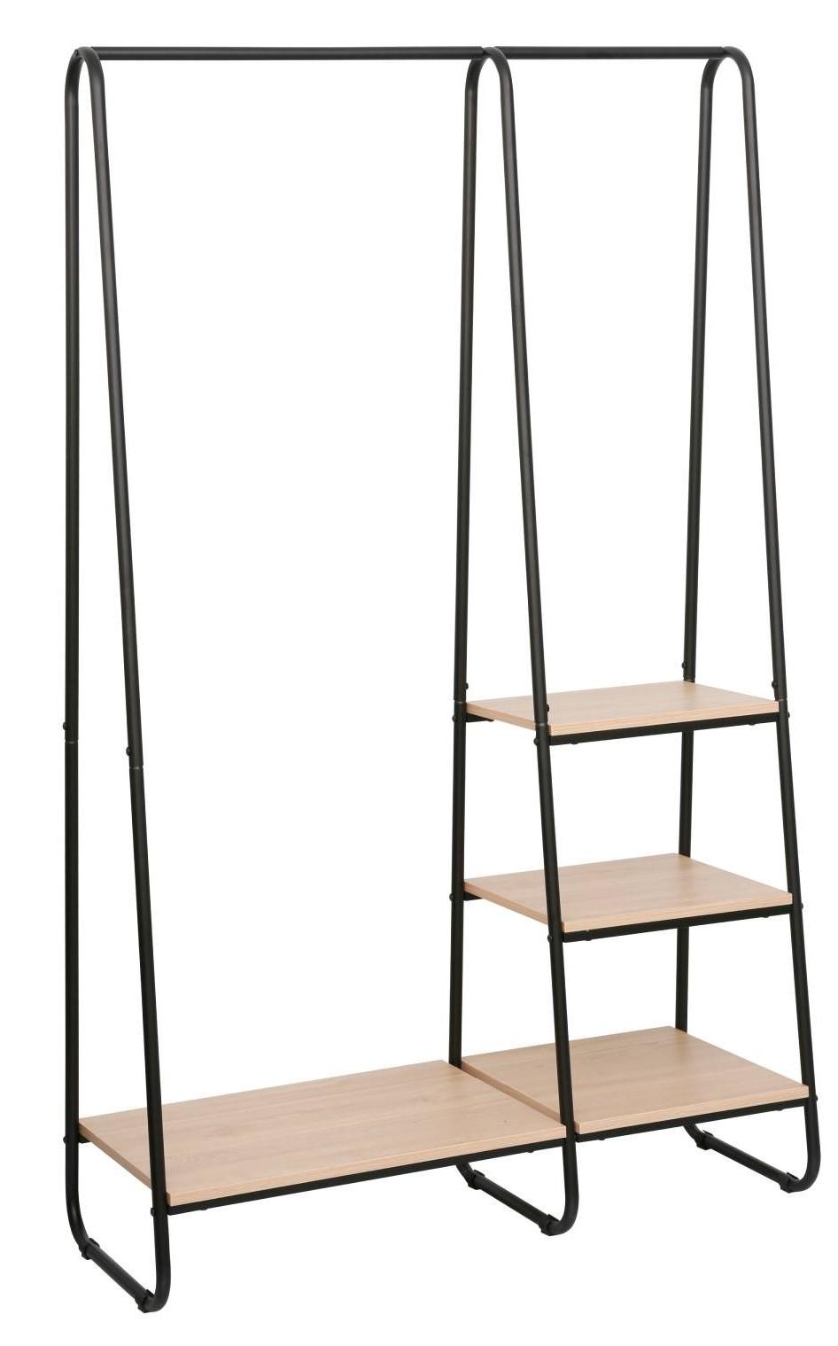 Стеллаж DP Hampton Oak / Black