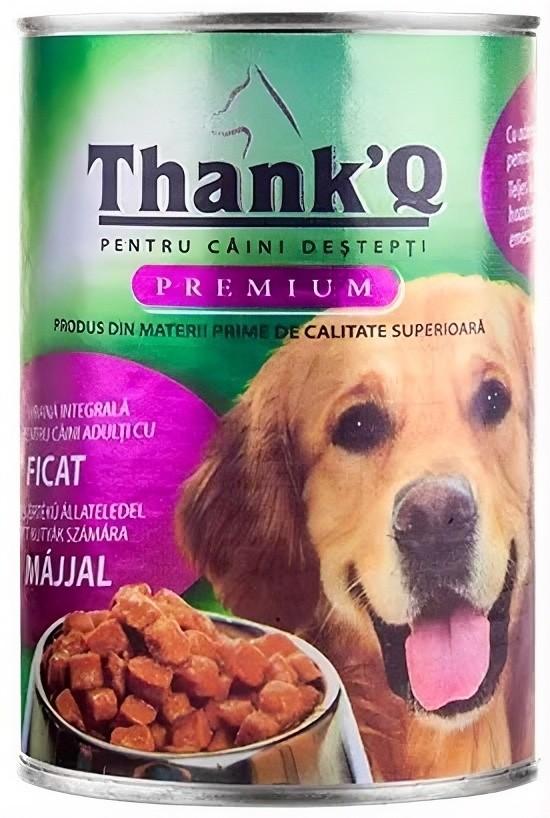 Влажный корм для собак Thank’Q Premium Печень 415g