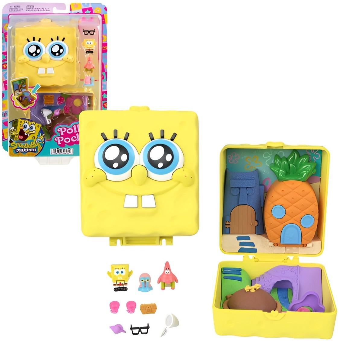 Набор игрушек Mattel Polly Pocket SpongeBob (JKC84)