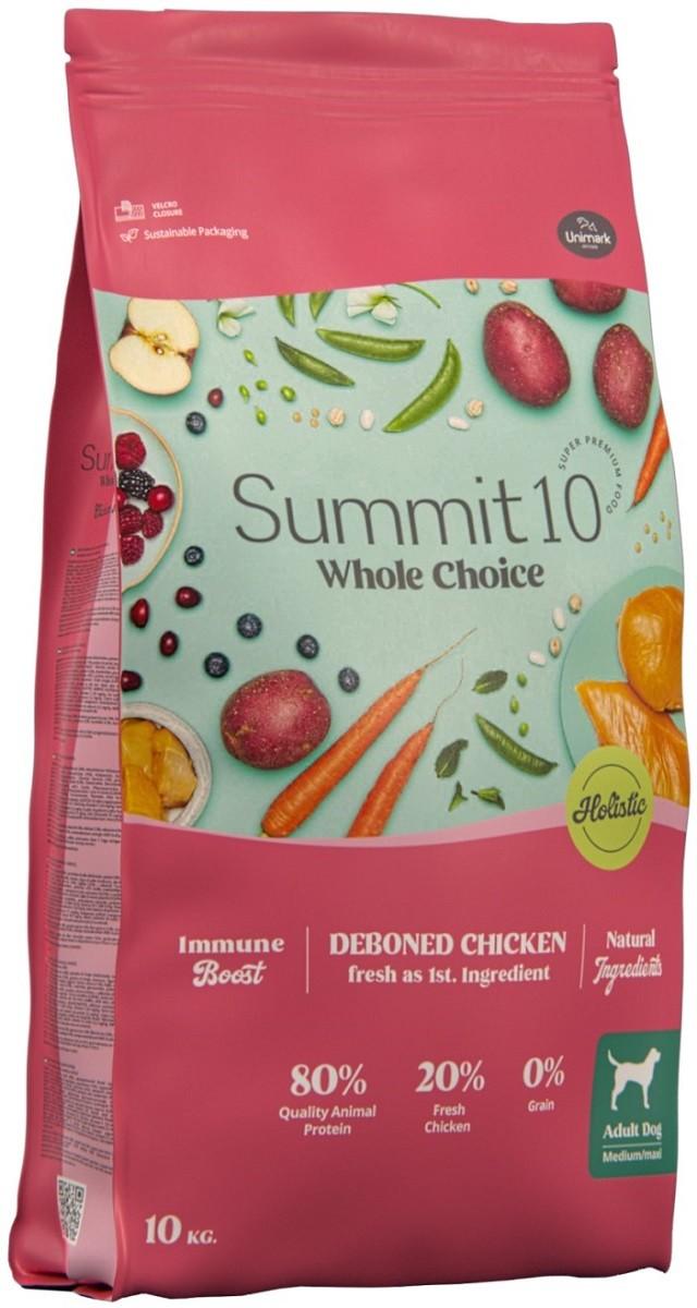 Сухой корм для собак Summit 10 Whole choice Adult fresh chicken 2kg