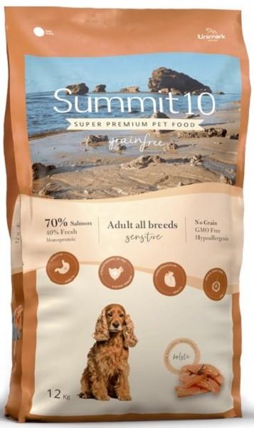 Сухой корм для собак Summit 10 Grain free adult sensitive fresh Salmon&Potato 3kg