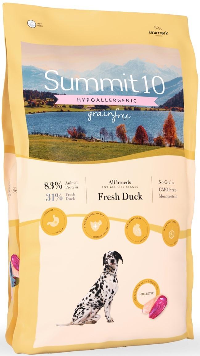 Сухой корм для собак Summit 10 Grain free adult sensitive fresh Duck&Sweet potato 12kg