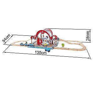 Jucarie interactiva Hape Set de jocuri Station Grand City