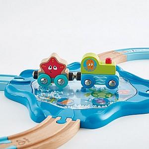 Jucarie interactiva Hape Căii ferate in lumea subacvatica
