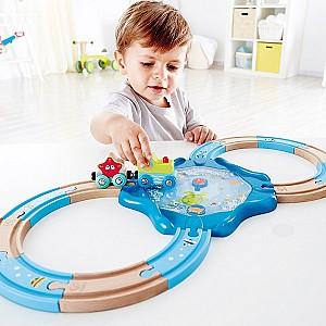 Jucarie interactiva Hape Căii ferate in lumea subacvatica