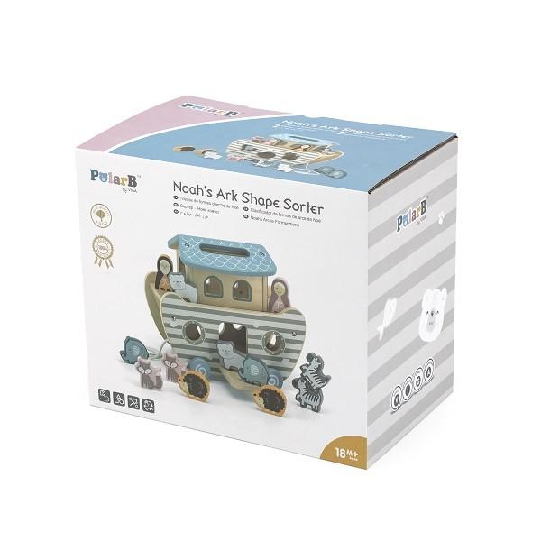 Jucarie interactiva Essa Toys Noah’s Ark Shape Sorter
