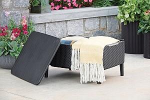 Set mobila de gradina Keter Salemo Graphite/Gray