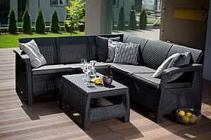 Canapea pentru gradina Keter Corfu Relax Graphite