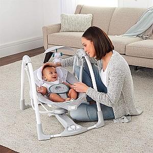 Leagan Bright Starts Ingenuity ConvertMe Swing 2 Seat Nash