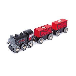 Jucarie interactiva Hape Locomotivă Marfar