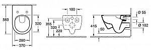Vas WC Villeroy & Boch Subway 2.0 (5614R201)