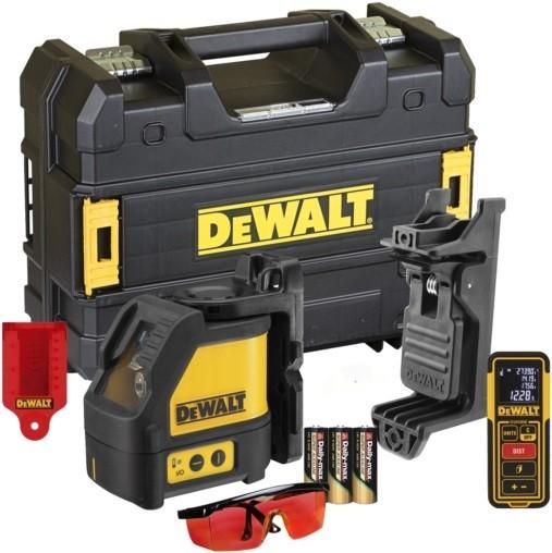 Nivel laser Dewalt Set DW088K + Telemetru DW099