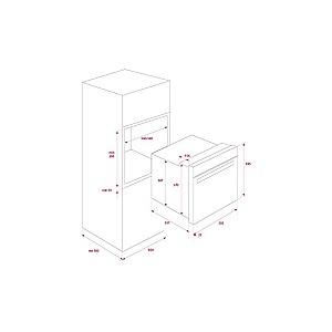 Cuptor electric incorporabil Teka HLB 840 WHITE