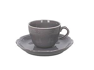 Set pentru ceai si cafea Tognana V.Wenna Charmel 4buc cu farfurii sur