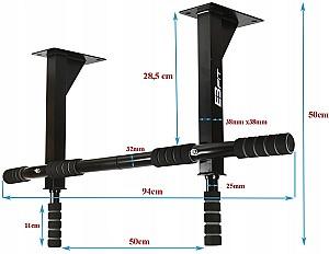 Bara de tractiune si paralele EB Fit Pull-Up Bar