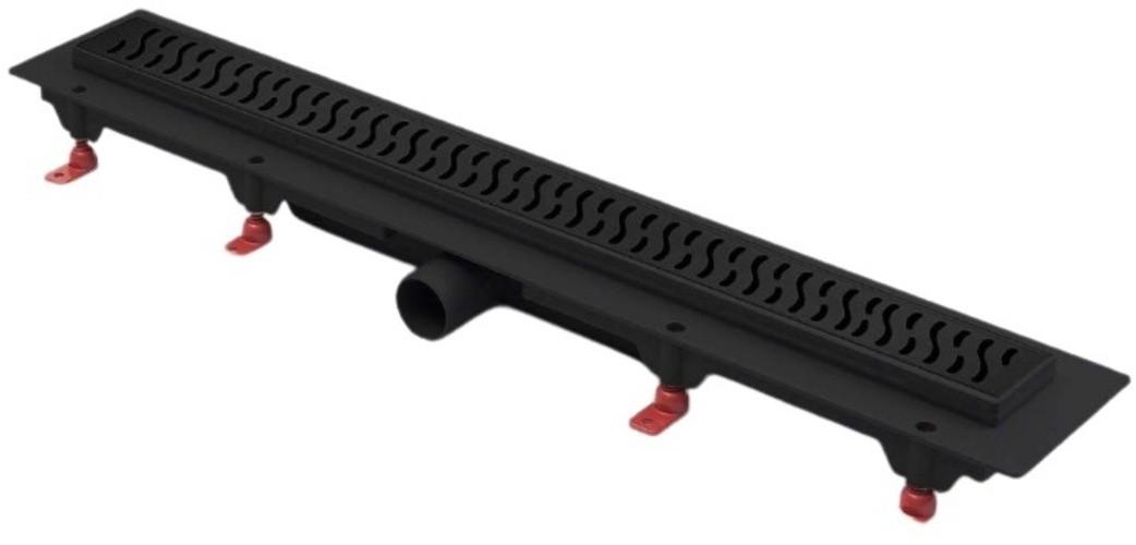 Rigola de dus Chudej Harmony Black 750x60mm