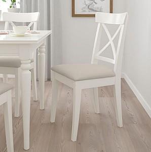 Scaun de lux IKEA Ingolf  White/Hallarp beige