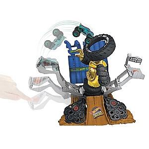 Jucarie interactiva Hot Wheels Mega-Wrex versus Crushzilla