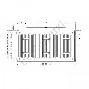 Radiator Vaillant K22 500*800