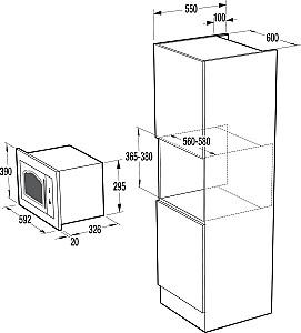 Cuptor cu microunde incorporabil Gorenje BM235CLI