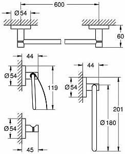 Accesoriu Grohe Essentials 4 in 1 (40776001)