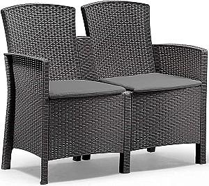 Set mobila de gradina BICA Lido 2 Storage (Graphite)
