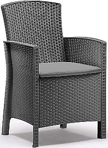 Set mobila de gradina BICA Lido 2 Storage (Graphite)