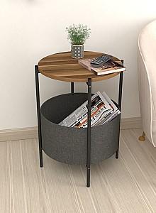 Masuta de cafea, reviste Fabulous With Bag Wanut/Black