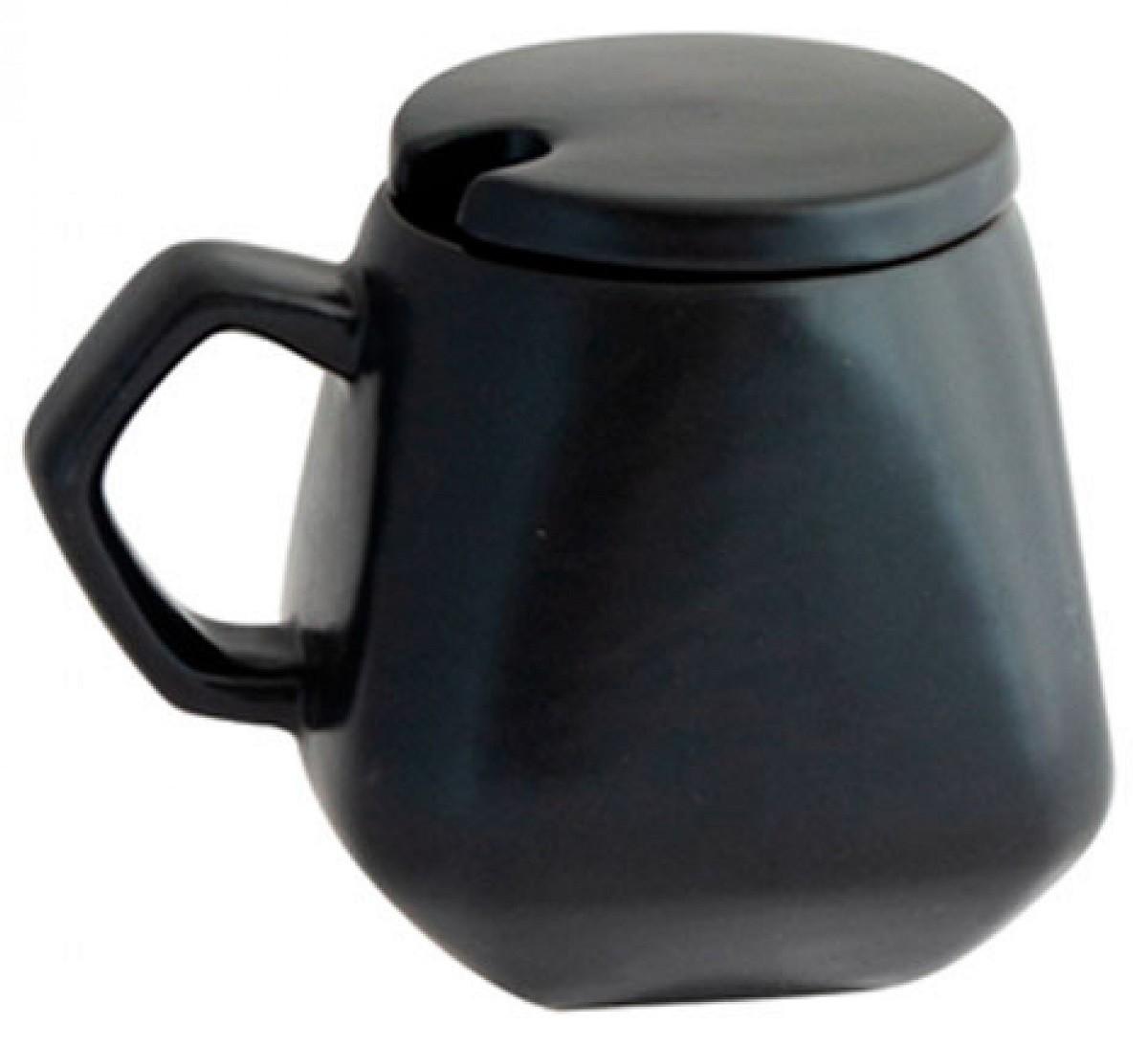 Set pentru ceai si cafea Alir ORIGAMI 270 ml Negru (6 buc)