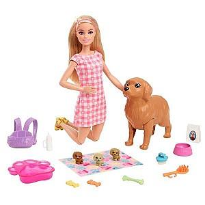 Papusa BARBIE Cățeluși nou-născuți