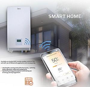 Pompă de căldură Midea HBT-A160-240CD60GN8-B-MHA-V16W-D2RN8-B