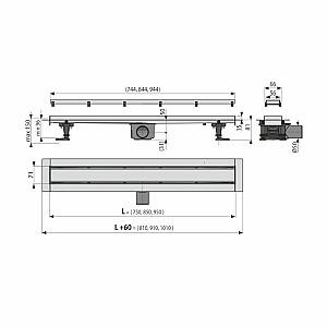 Rigola de dus Alcaplast APZ13-DOUBLE9-950 (103299)