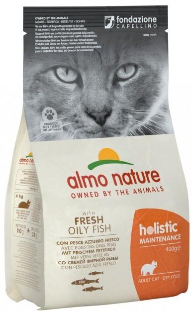 Hrana uscata pentru pisici Almo Nature HOLISTIC Maintenance Oily Fish 400g