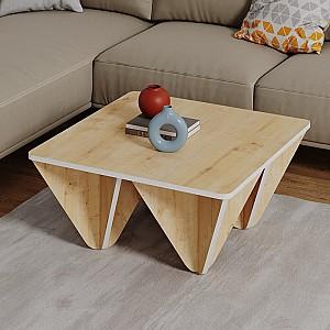 Masuta de cafea, reviste DECO Diamond Oak/White