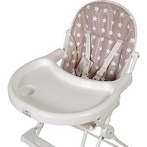 Scaun de masa simplu Polini Kids Stele 152 White Macchiato