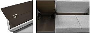 Canapea coltar Modern Soft Alaska 10 Dark Gray