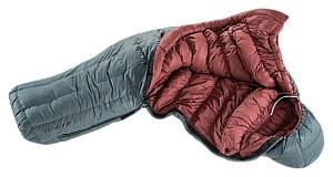 Sac de dormit Deuter Astro Pro 400 SL left Teal-redwood