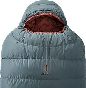 Sac de dormit Deuter Astro Pro 400 SL left Teal-redwood