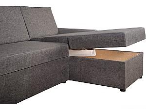 Canapea coltar Modern Leader Alaska 97/Alaska 08 Dark Gray/Gray