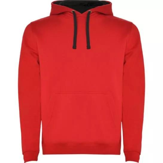 Hanorac femeie Roly Urban Red/Vigore Black