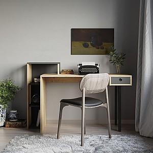 Masa de birou DECO Loyd Oak/Anthracite