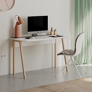 Masa de birou DECO Luton White/Retro Grey