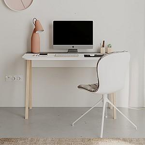 Masa de birou DECO Luton White/Retro Grey